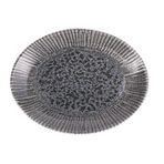 Porland Iris Grey 26 cm 6 Adet Kayık Tabak