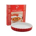 Porland Kırmızı Porselen 25 cm Tart Kalıbı