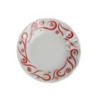 Porland Kırmızı Yakamoz Çay Tabağı 11cm 6 Adet