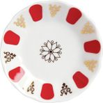 Porland Kırmızı Yaldız Çay Tabağı 12 cm