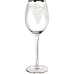 Porland Lace Kırmızı 410 cc Şarap Bardağı