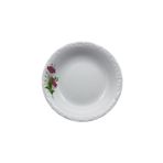 Porland Lal 17 cm 12'li Porselen Çukur Tabak