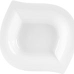 Porland Leaf Beyaz 22 cm 6 Adet Çukur Tabak