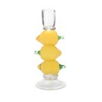 Porland Limon Cam Şamdan 26cm