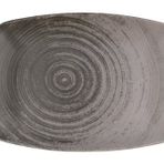 Porland Lykke Gri 32 cm Kayık Tabak
