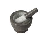 Porland Marble 13 cm Kahverengi Mermer Havan