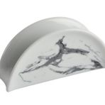 Porland Marbly 14 cm Beyaz Peçetelik