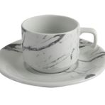 Porland Marbly Tabaklı 140 cc Çay Fincanı