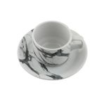 Porland Marbly Tabaklı 190 cc Çay Fincanı
