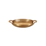 Porland Milos 40x23x9 cm Altın Oval Derin Tepsi