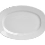 Porland Mina 32 cm Beyaz Kayık Tabak