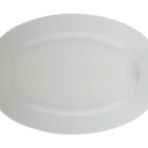 Porland Mina Beyaz 24 cm 2 Adet Kayık Tabak