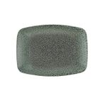 Porland Moire Yeşil 27 cm Kayık Tabak