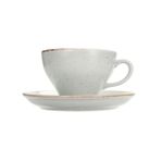 Porland More Grace Seasons Gri 365 cc 6 Adet Tabaklı Çay Fincanı