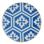 Porland Morocco Desen 2 Mavi 17 cm Düz Tabak