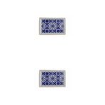 Porland Morocco Desen 7 Mor 18x13 cm Porselen Kahvaltı Tabağı