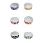 Porland Morocco Desen Karma Renk 18 cm 6'lı Kase