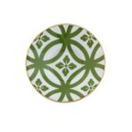 Porland Morocco Desen1 Yeşil 11 cm Ergonomik Çay Tabağı