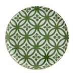 Porland Morocco Desen1 Yeşil 24 cm 6 Adet Düz Tabak