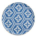 Porland Morocco Desen2 Mavi 24 cm 6 Adet Düz Tabak