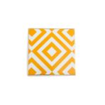 Porland Morocco Desen4 Sarı 10x10 cm 6 Adet Bardak Altlığı