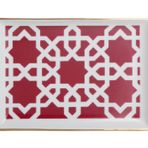 Porland Morocco Desen5 Fuşya 18 cm 2 Adet Kahvaltı Tabağı