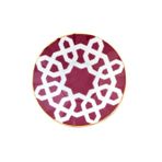 Porland Morocco Desen5 Fuşya Ergonomik 11 cm Çay Tabağı