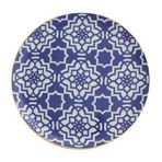 Porland Morocco Desen7 24 cm Mor Düz Tabak