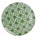 Porland Morocco Yeşil 20 cm Porselen Düz Tabak