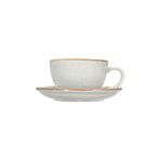 Porland New Standard Seasons Gri Tabaklı 200 cc 6 Adet Çay Fincanı