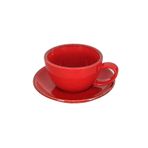 Porland New Standard Seasons Kırmızı Tabaklı 80 cc Çay Fincanı