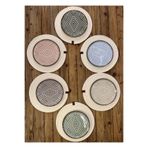 Porland Ortanca Servis Tabağı, Porselen, 25 cm, 6'lı Set, Renkli