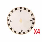 Porland Palms 4'lü 20 cm Çukur Tabak