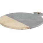 Porland Patna Siyah 43 cm Yuvarlak Sunum Taşı