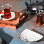 Porland Platin 4 Parça 2 Kişilik Çay Takımı