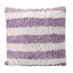 Porland Pop Stripe Lila 45x45 cm Dokuma Yastık