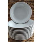 Porland PORSELEN ANADOLU BEYAZI 12 ADET 19 CM (BÜYÜK) ÇUKUR YEMEK TABAK