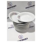 Porland PORSELEN BUKET 12 ADET 16 CM KÜÇÜK ÇUKUR YEMEK TABAK )