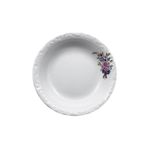 Porland Porselen Buket 16 Cm Çukur Yemek Tabak 6 Lı