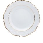 Porland Porselen Queen Altın Yaldız 16 Cm Tatlı Tabağı