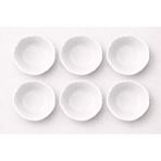 Porland Porselen Queen Beyaz 13 cm 6lı Çorba Kasesi Salata Kasesi (6 Adet)