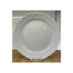 Porland Porselen Queen Beyaz 25 Cm 3'lü Düz Servis Tabağı Sunum Tabağı (3 ADET)