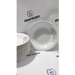 Porland PORSELEN RÜYA 19 CM 12 ADET ÇUKUR YEMEK TABAK