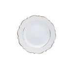 Porland Porselen Yaldızlı 16 cm 6'lı Tatlı Tabağı