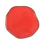 Porland Pure Seasons Kırmızı 21 cm Porselen Düz Tabak