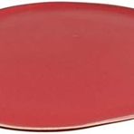 Porland Pure Seasons Kırmızı 33 cm Porselen Düz Tabak