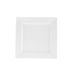 Porland Quadro Beyaz 22x22 cm 6 Adet Düz Tabak