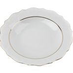 Porland Queen Altın Yaldız 20 cm 6 Adet Çukur Tabak