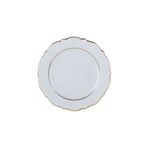 Porland Queen Altın Yaldız 24 cm Düz Tabak