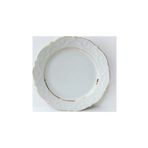 Porland Queen Altın Yaldız 25cm Düz Servis Tabağı 6lı